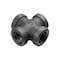 Ironwerks Designs 1/2" Black Hose Pipe Fittings, 4PK 1/2-Cross-4 - alternate 6